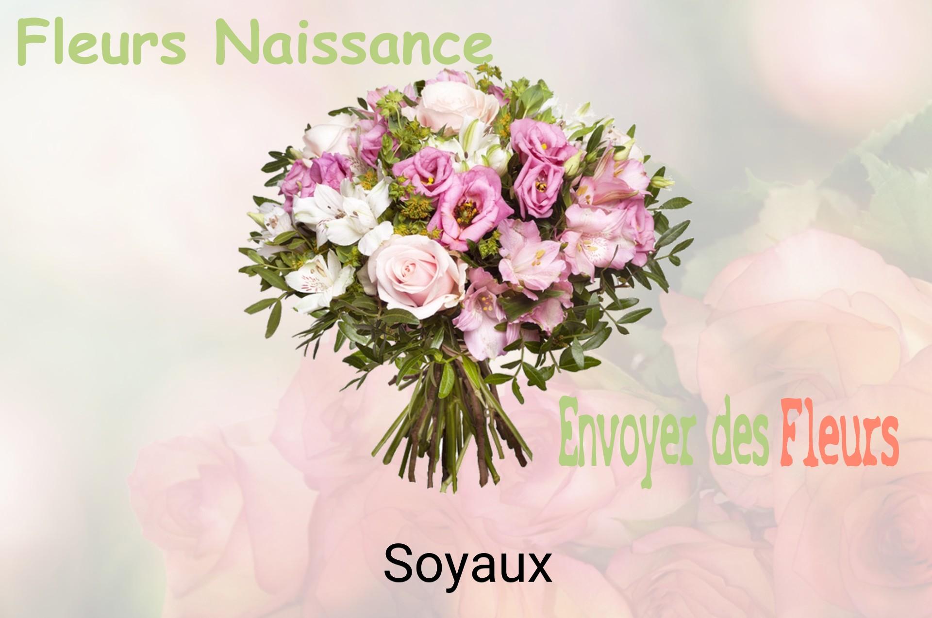 Bouquet de fleurs de naissance livré à Soyaux